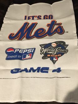 NY Mets 2000 World Series Game 4 Towel