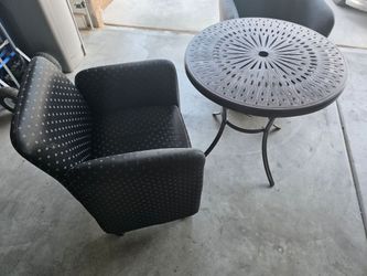 Table and chairs