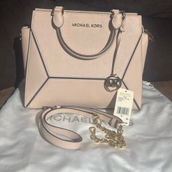 Michael Kors Large Prism Saffiano Leather Satchel