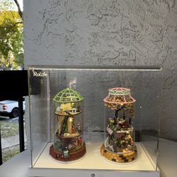 Rolife miniature houses with light and rotation