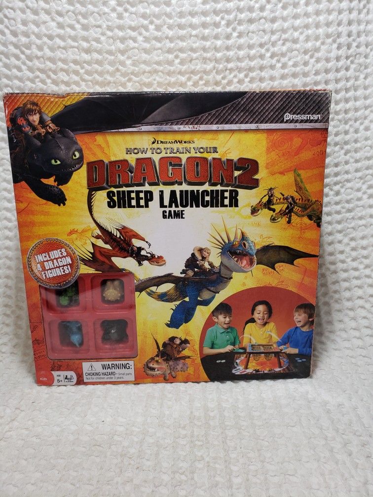 How to Train Your Dragon 2 Sheep Launcher Board Game by Pressman .