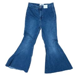 We The Free People Size 28 Just Float On Flare Jeans Bell Bottom Jericho NWT
