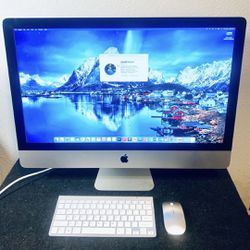 Apple iMac Slim 5K Retina 27” 2014 A1419 32GB 3.12TB Fusion Core i7 4GHz With Keyboard & Mouse