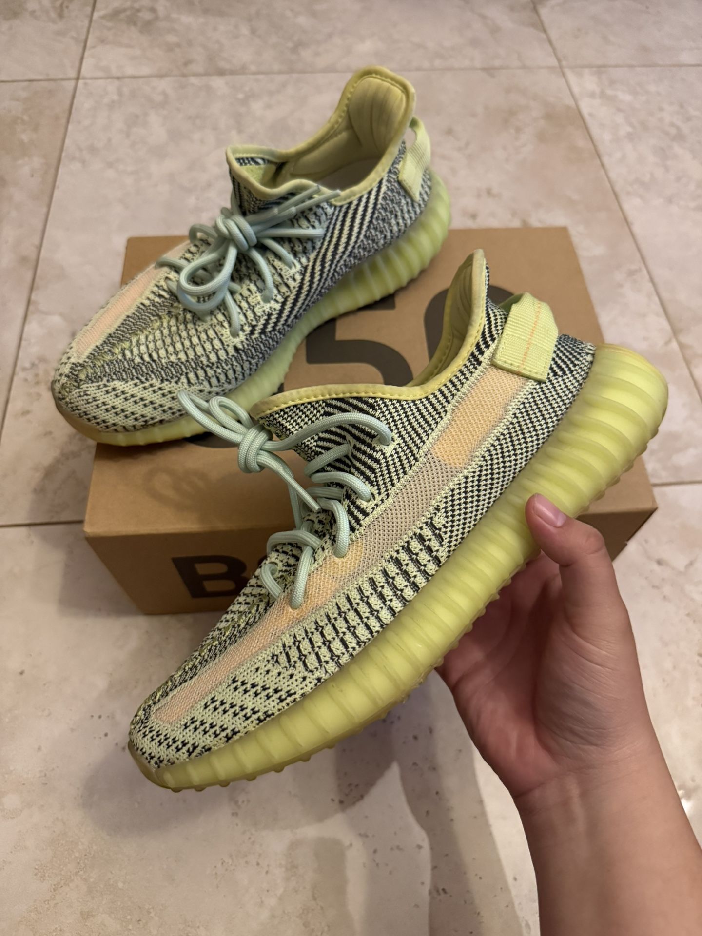 Size 8.5 - adidas Yeezy Boost 350 V2 Yeezreel Non-Reflective (FW5191) CLEAN OG ALL