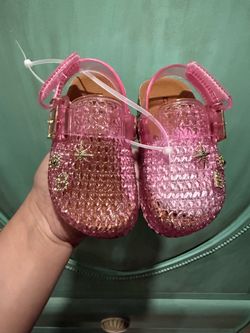 Pink Jelly Clogs Toddler Shoes