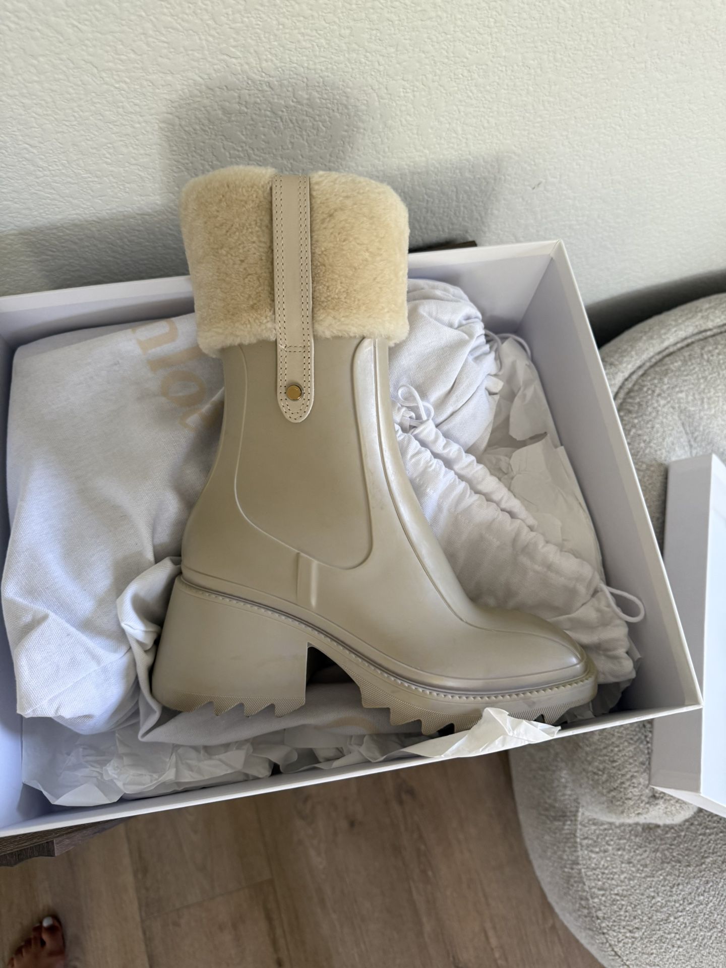 Chloe Rain Boots (Betty Trimmed)