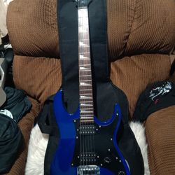 Ibanez Blue Electric Guitar 