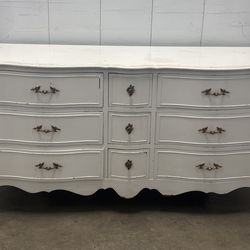 Touraine French Style Custom Drexel Dresser Bureau 9 Drawer