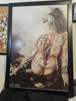 Luis Royo 38x27 framed print