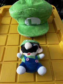 Luigi  Hat And Plushie 