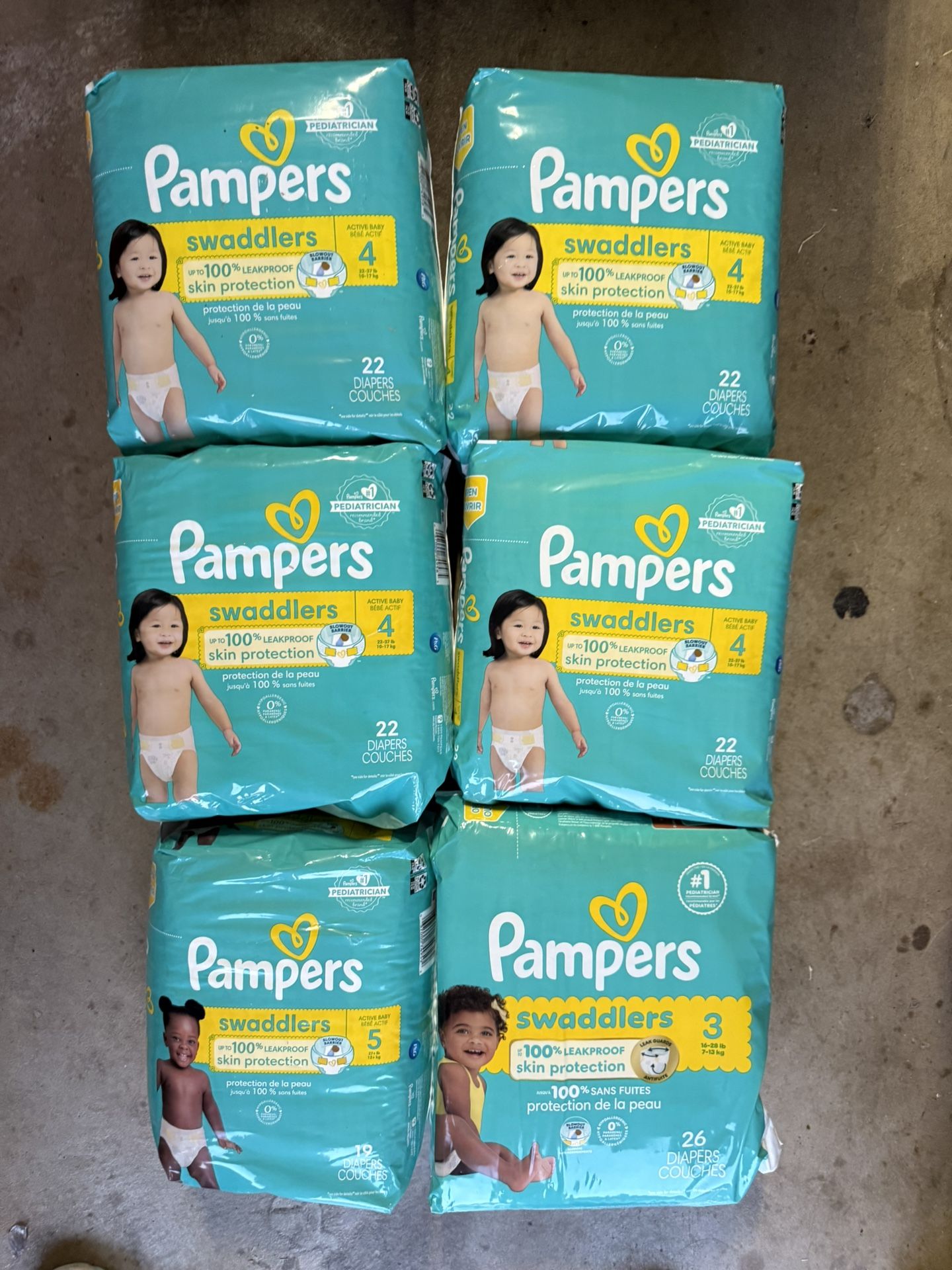 Pampers Swaddlers – $7.00 Per Pack (Assorted Sizes)