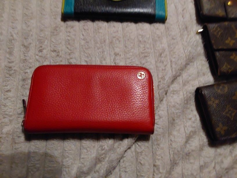 Gucci Red Long Wallet