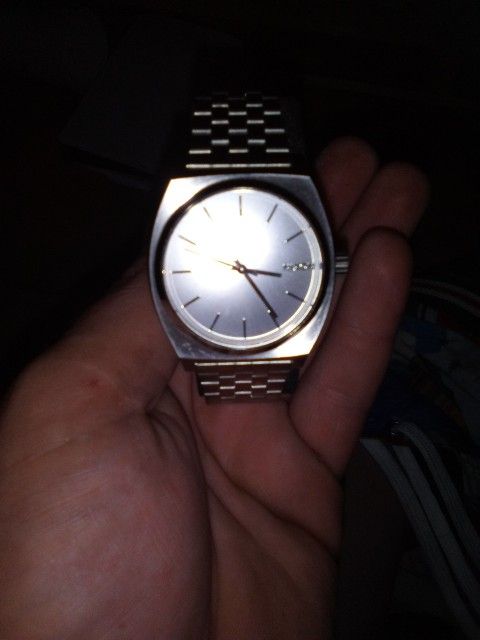 Silver Nixon Teller Watch