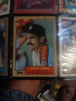 1987 Topps Dave Lopes '86 Record Breaker Baseball Card