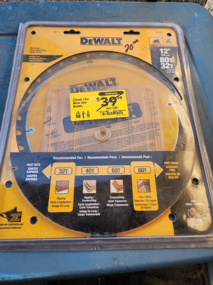 Dewalt 12inch General Use Blade