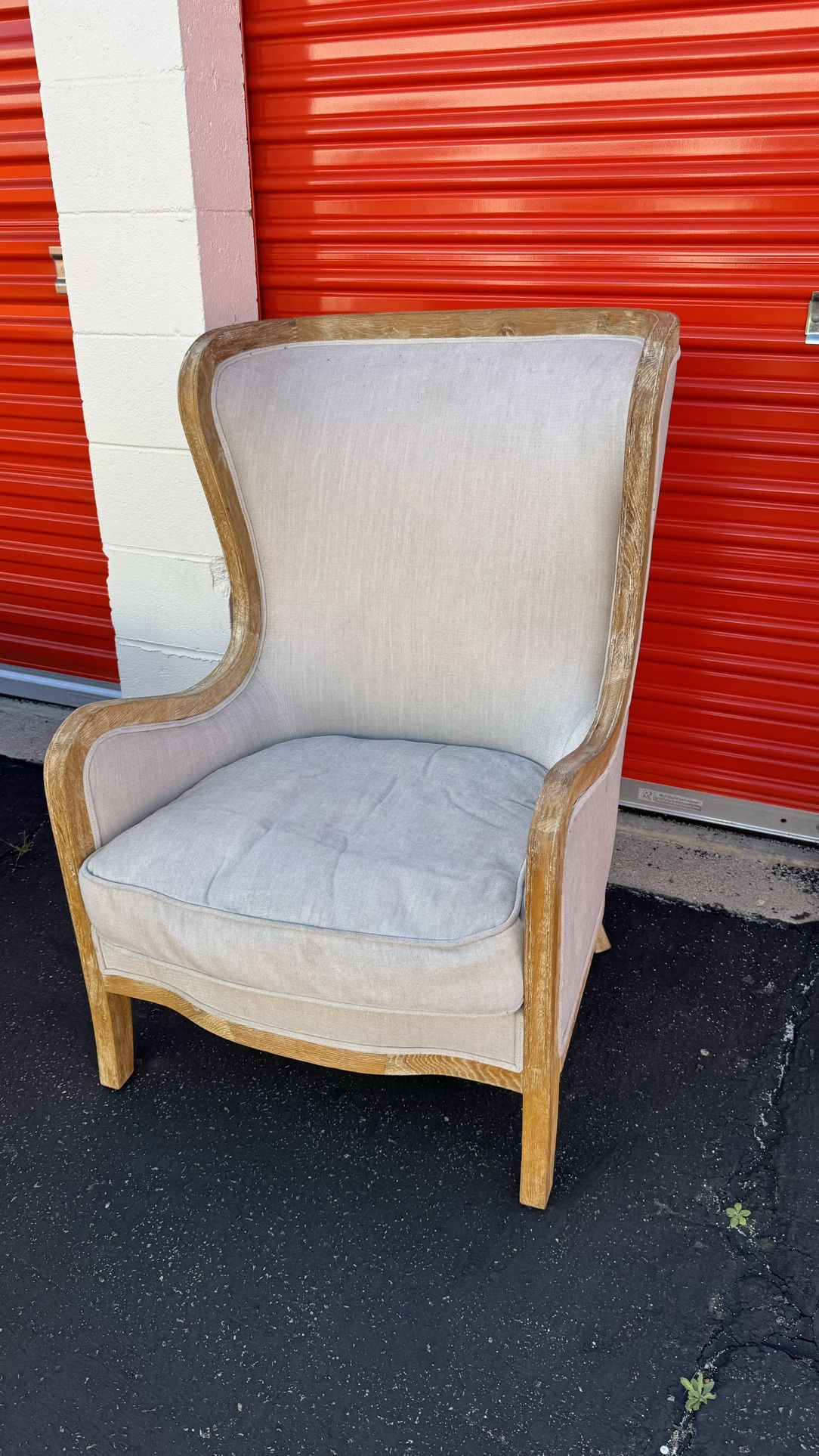 Wafford Upholstered Wingback Chair