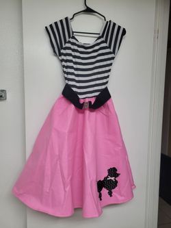 1950s Poodle Skirt Costume Dress