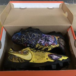 Custom Hand Paint Football Cleats ( Not For Sale, Read Description )