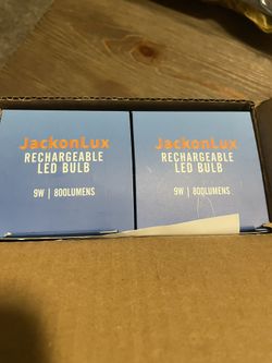 Rechargeable Led Bulb 2 Pack