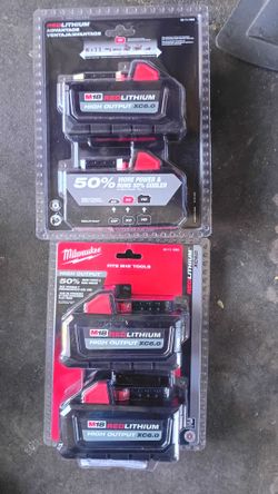 Milwaukee xc60ah batteries $ 189 each pack of 2.