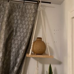 Adorable MCM hanging Shelf Or Plant Holder