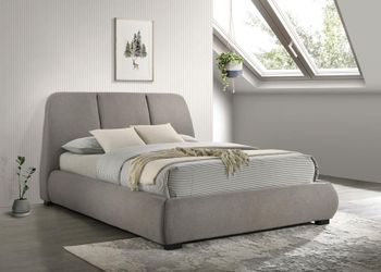NEW Upholstered Platform BED Frame Bedroom KING QUEEN Cali King $10 DOWN