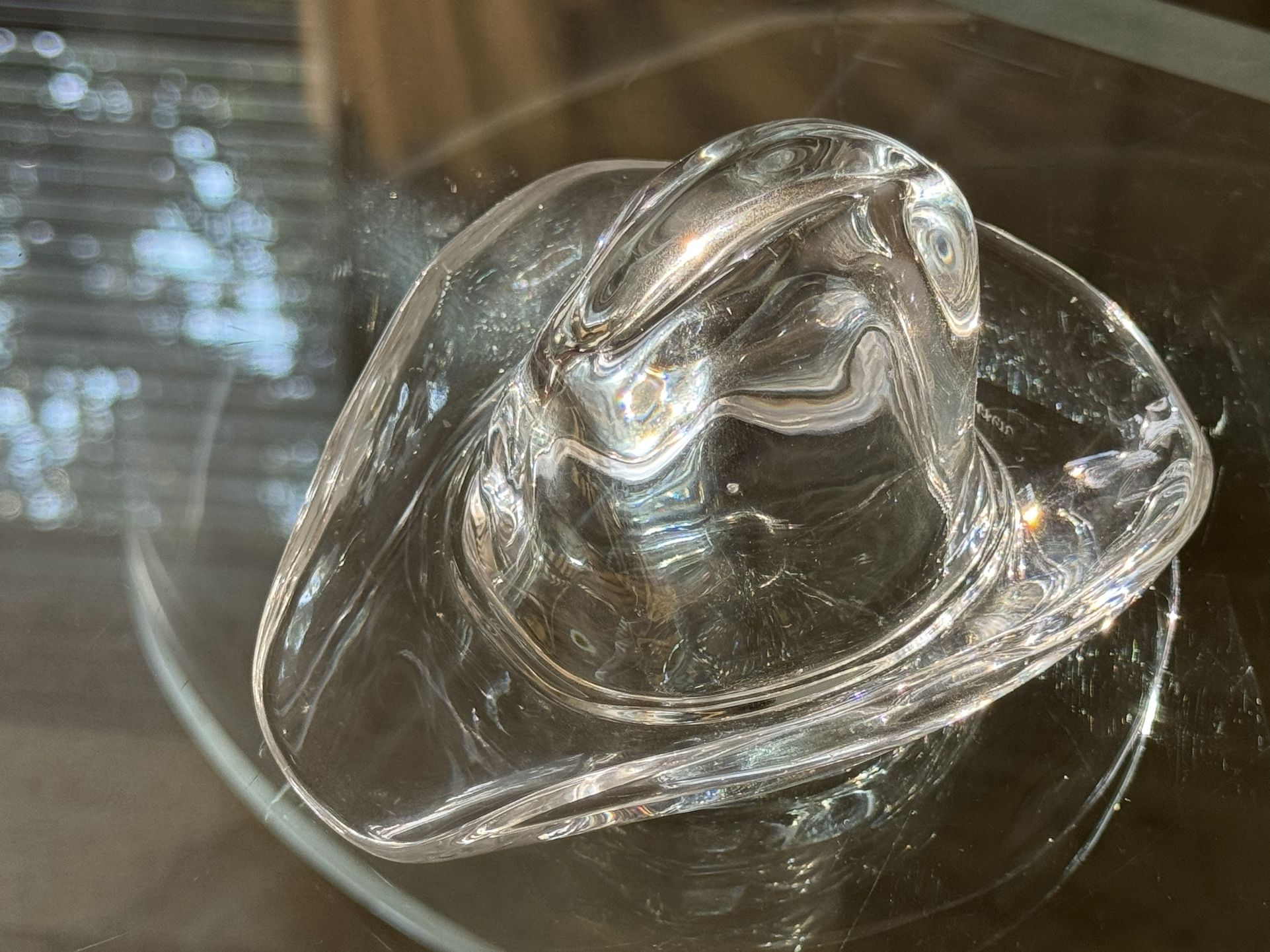 Ralph Lauren Crystal Cowboy Hat Paperweight