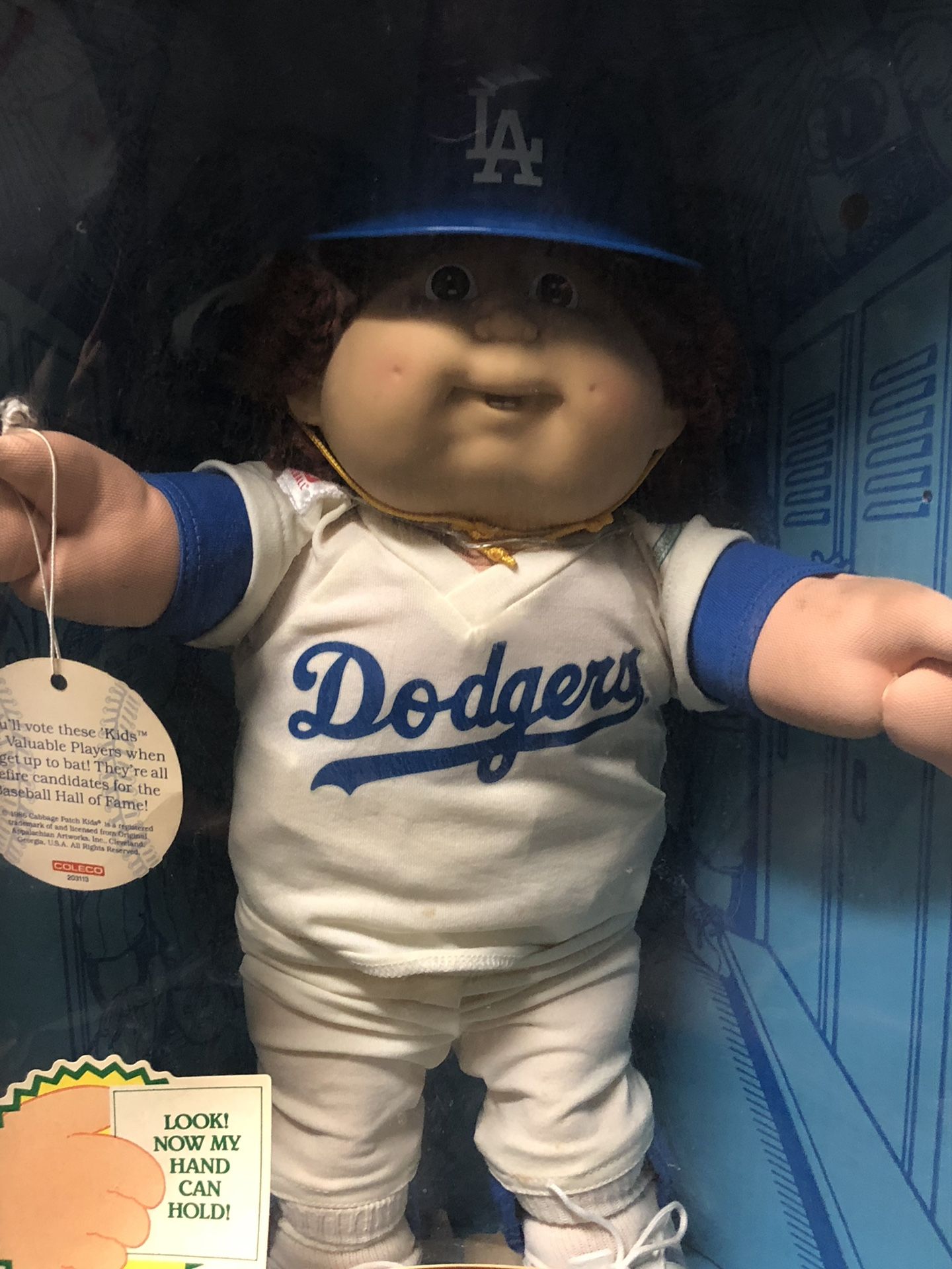 Xaviar Roberts Original Cabbage Patch 1986 Dodgers Complete Original.STILL IN BOX IS MISSING FLAG for Sale in San Bernardino CA OfferUp