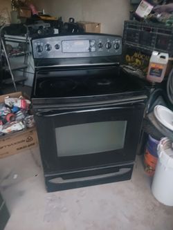 Glass top stove