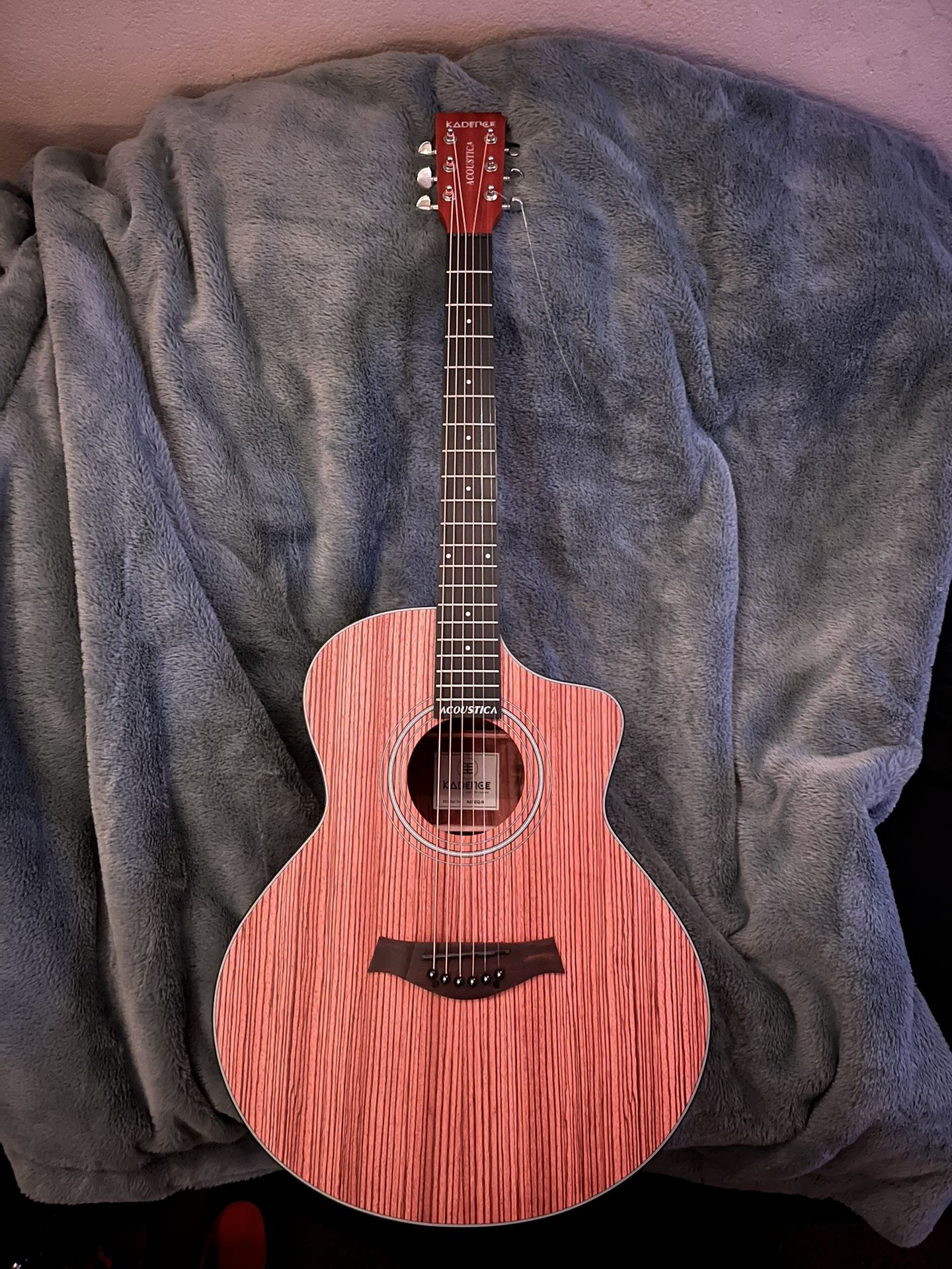 Kadence Electric Acoustic Guitar A05EQN (ZebraWood)