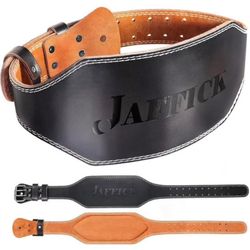 Large Leather Weight Lifting Belt for Men Gym Weight Belt Lumbar Back Support Powerlifting W
