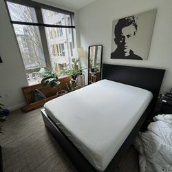 Full Size IKEA Malm Bed and Mattress