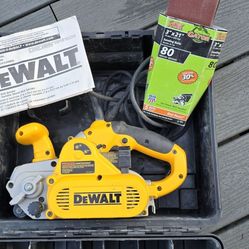 Corded heavy duty Dewalt Belt Sander