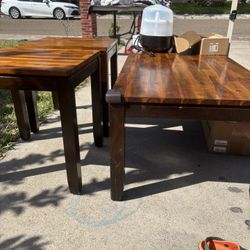 Coffee Table And 2 Side Tables