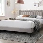 Queenn Light Brown Linen With Orthopedic Matres!!!!