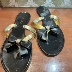 Flat  plastic Sandals size 7