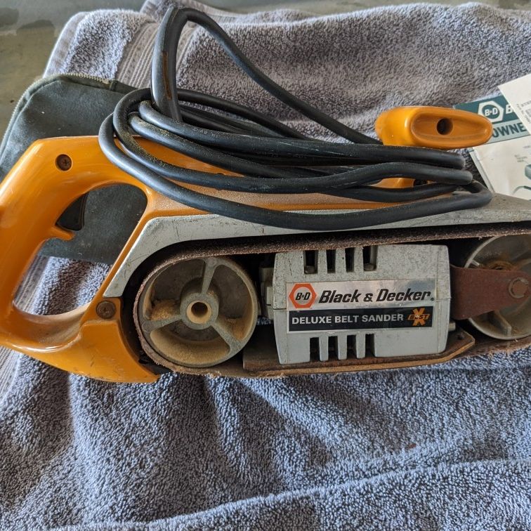 Old black and decker belt sander deals