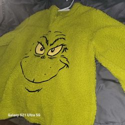 Grinch Sweat Shirt Large New