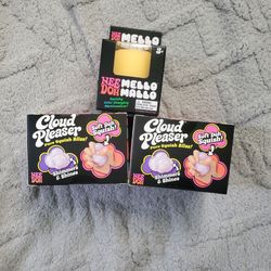 2 cloud pleaser and 1 mello mallo