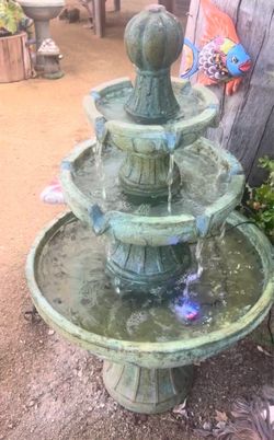 Concrete Water Fountain