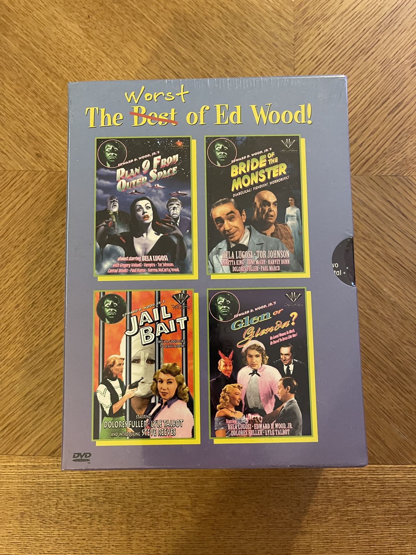 Ed Wood DVD Box Set PLAN 9 FROM OUT OF SPACE Glen Or Glenda JAIL BAIT OOP