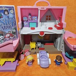 Little People Pink Family Playhouse