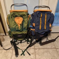 Pair Of Jansport Hiking Backpacks