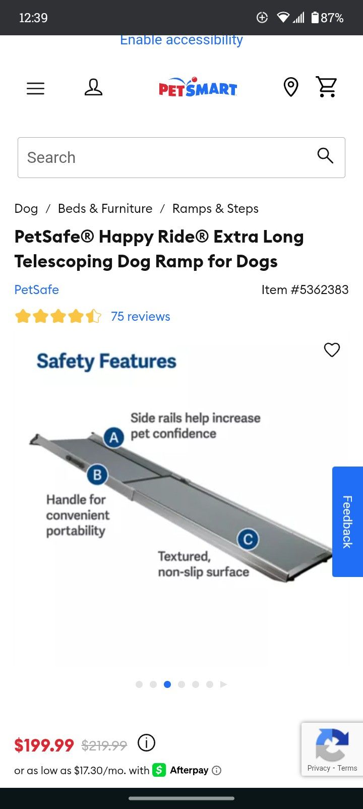 Dog & Cat Ramp (Long & Extendable) 