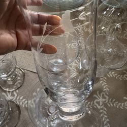 Princess House 4 Pc Set Glasses 