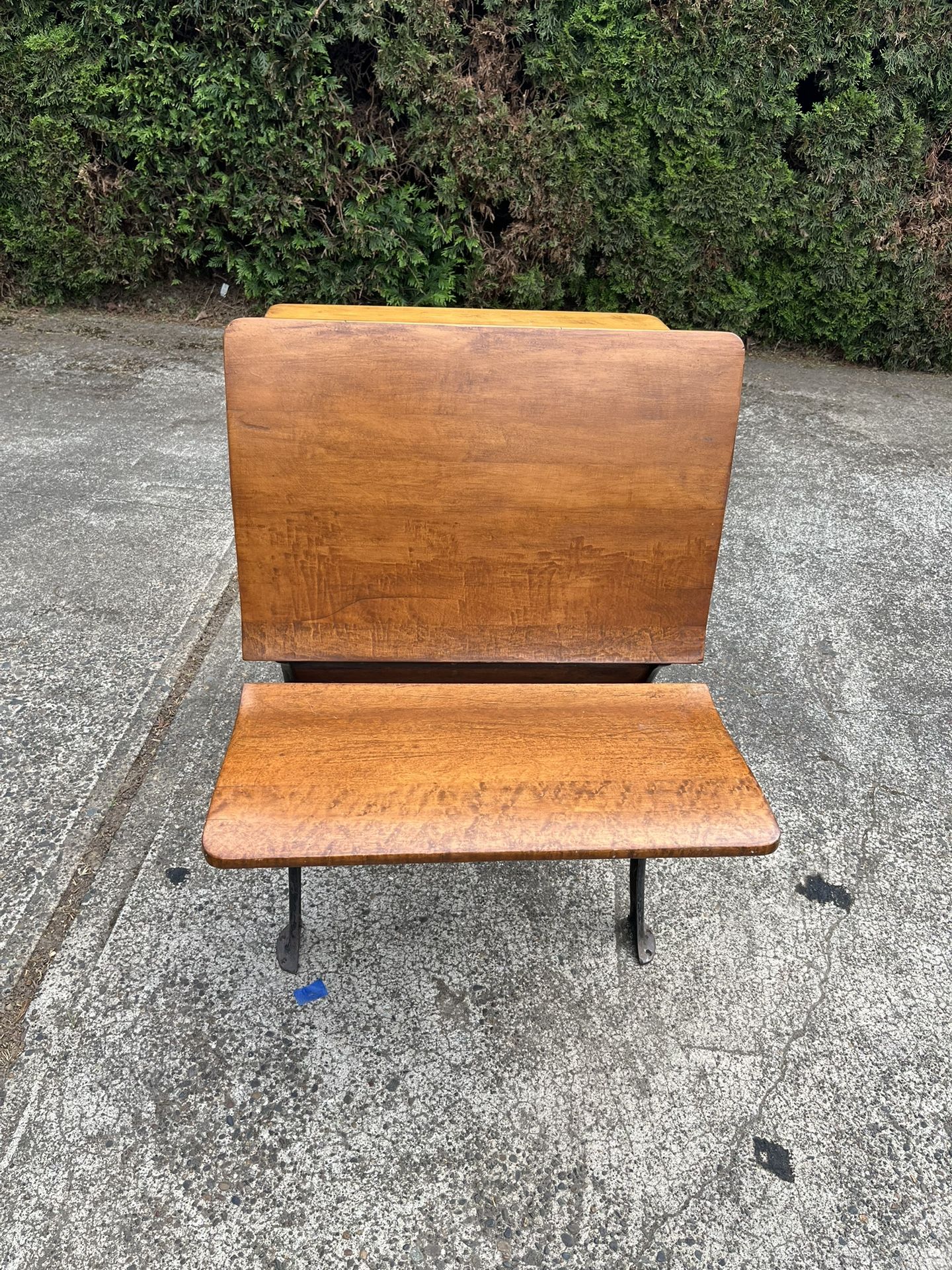 Antique Vintage A.H. Andrews Co. Chicago School Desk 