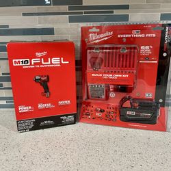 M18 FUEL GEN-2 18V Lithium-Ion Brushless Cordless Mid Torque 1/2in. Impact Wrench F Ring w/5.0Ah Kit