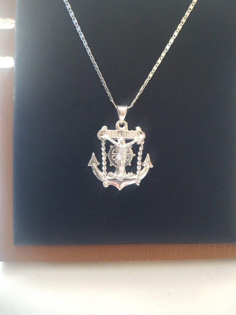 Anchor and Chain Sterling silver 925