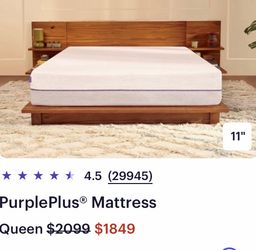Like New Queen Purple Mattress for Sale! Open to negotiation.