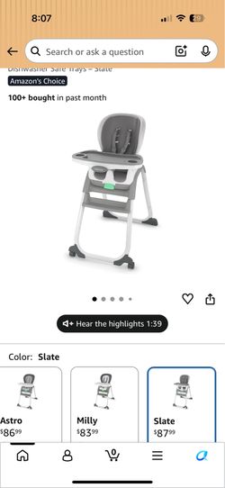 High chair 6 in 1